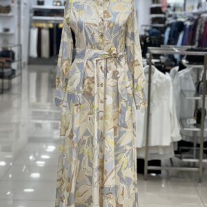 N'Prive Desenli Poplin Elbise 13294